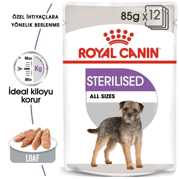 Royal Canin Sterilised Loaf Kısır Köpek Yaş Maması 85 Gr - 2