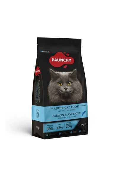Paunchy Somonlu Yetişkin Kedi Maması 15 kg - 2