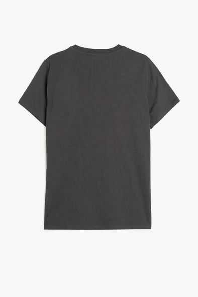 Koton Kısa Kollu Bisiklet Yaka Pamuklu Baskılı Kadın Tişört - 2