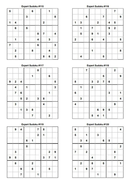 Çok Zor Sudoku Kitabı (450 Kitabı) - 4