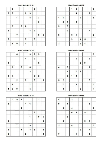 Çok Zor Sudoku Kitabı (450 Kitabı) - 3