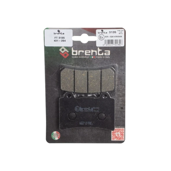 Yamaha TDM 850 Brenta Ön Fren Balata ürün görseli