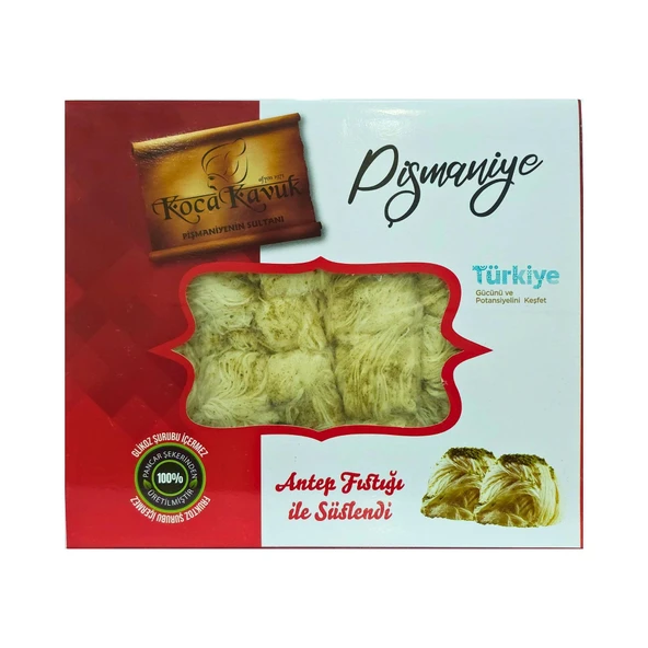 Pişmaniye Antep Fıstık Süslü 450 Gr