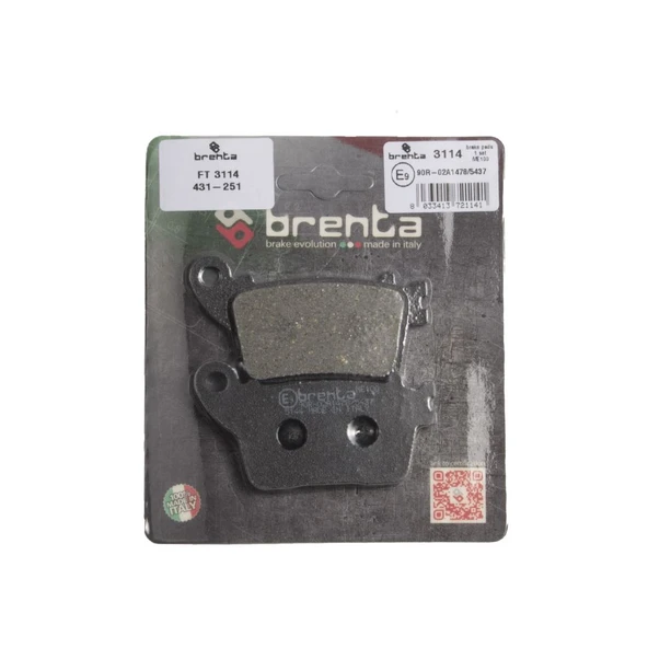 Kawasaki ZX-6 R 636 NINJA Brenta Arka Fren Balata ürün görseli