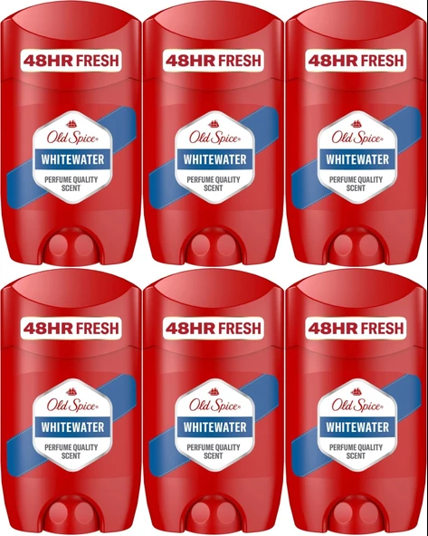 Old Spice WhiteWater Stick Roll-On Men/Erkek Deodorant 50ML (6 Lı Set)
