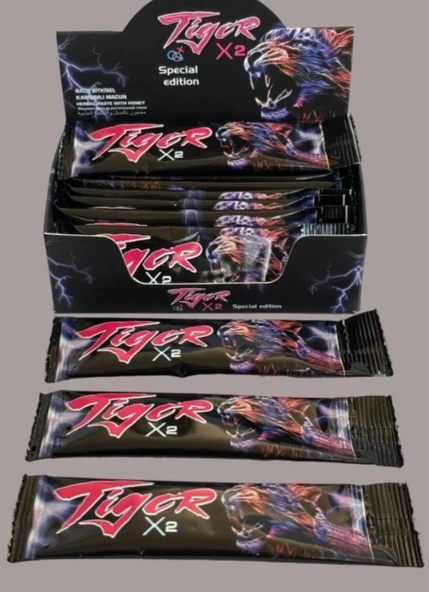 Tiger X2 Ginseng Bitkisel Karışımlı Macun 10 gr x 36 Adet - Resim 2