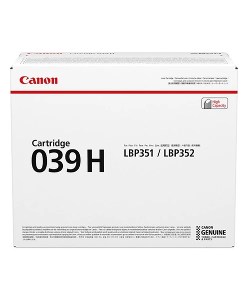 CANON 039H BK Toner Kartus 0288C001 0288C001