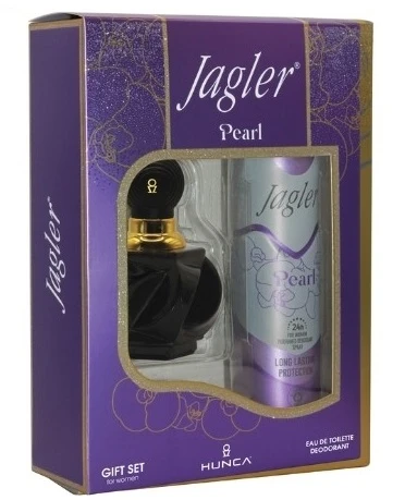 Jagler Parfüm Seti Kadın / For Women 60ML Pearl + 150ML Deodorant (Mor)