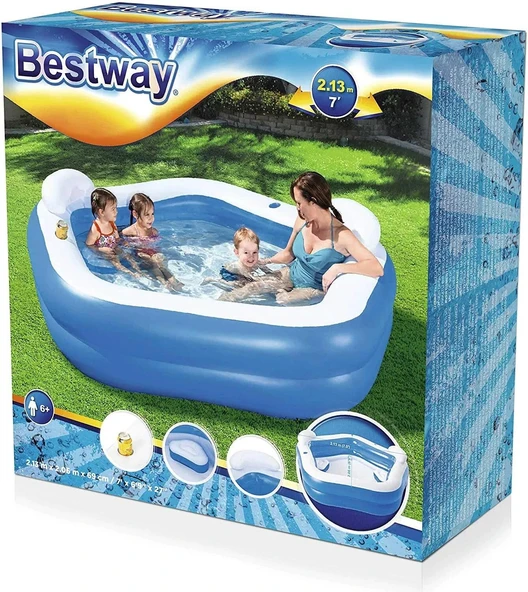 Bestway Aile Havuzu Eğlencesi 213x206x69 - 7