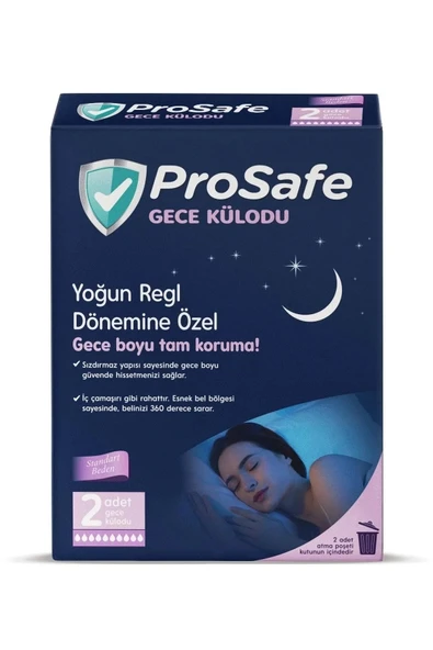 Prosafe Gece Külodu 2 li Yoğun Regl Dönemine Özel x 2 Paket - 2