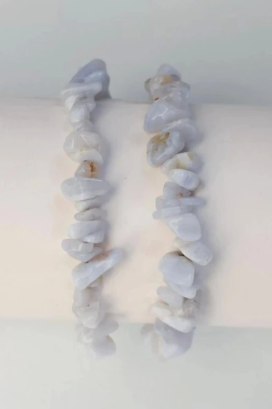 Mavi Akik Bileklik Kırıktaş 632-1 - 2