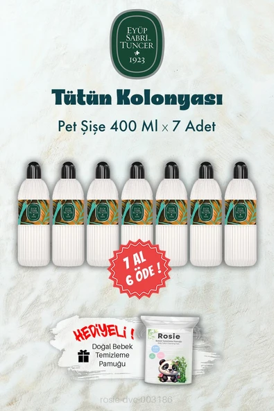 400 ML Pet Şişe Tütün Kolonyası 7 AL 6 ÖDE ve ROSIE Hediye ürün görseli