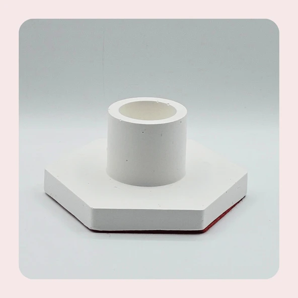 Lumen Dekoratif 2'li Mumluk & Şamdan Seti | El Yapımı | Minimalist Tasarım - 3