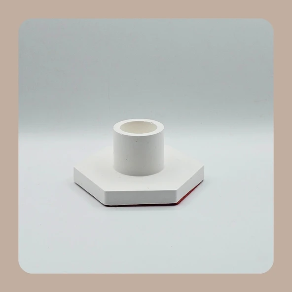 Lumen Dekoratif 2'li Mumluk & Şamdan Seti | El Yapımı | Minimalist Tasarım - 8