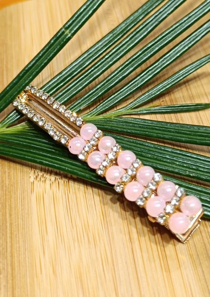 Monalisa Home Lüks Gösterişli  Parıltılı Yan Pens Toka ürün görseli 1