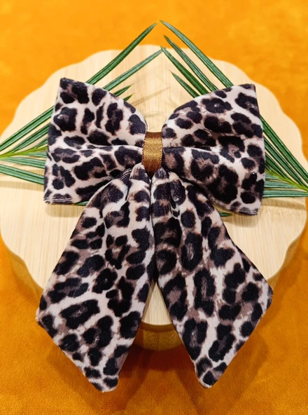 Monalisa Home Lüks Figürlü Leopar Klips Toka ürün görseli