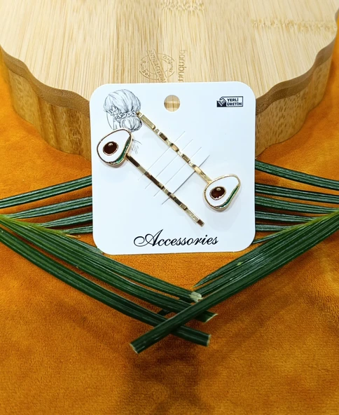 Monalisa Home Lüks Avakado Figürlü Tel Toka ürün görseli