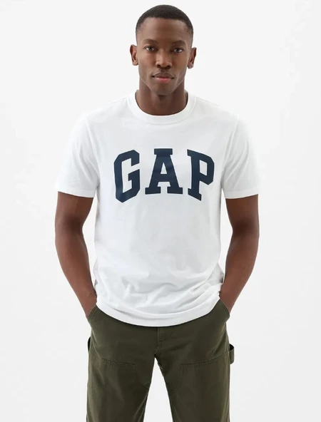 Gap Everyday Soft Basic Gap Logo 856659 T-Shirt Kısa Kol Tişört Erkek T-Shirt - Resim 10