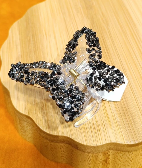 Monalisa Home Lüks Gösterişli  Parıltılı Kelebek  Kıstırma  Toka ürün görseli