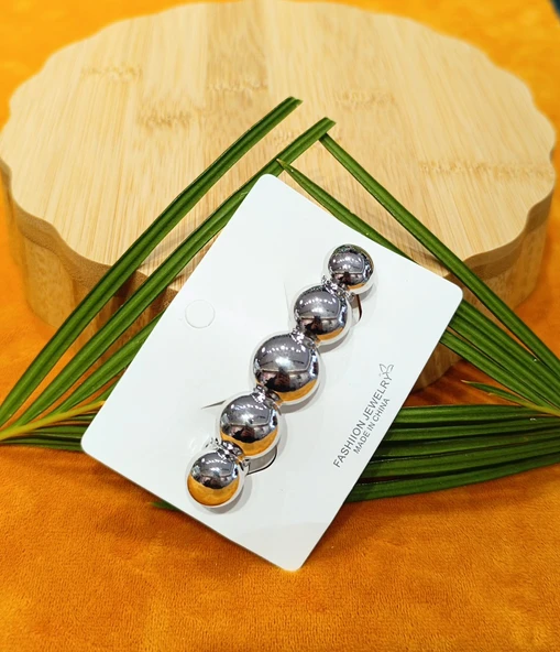 Monalisa Home Lüks Figürlü Gümüş Klips Toka ürün görseli