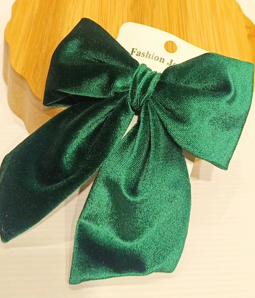 Monalisa Home Lüks Gösterişli  Figürlü Kadife Klips Toka ürün görseli 1