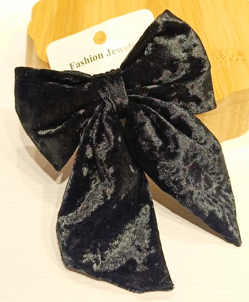 Monalisa Home Lüks Gösterişli  Figürlü Kadife Klips Toka ürün görseli 1