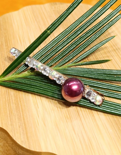 Monalisa Home Lüks Gösterişli  Parıltılı Yan Pens Toka ürün görseli