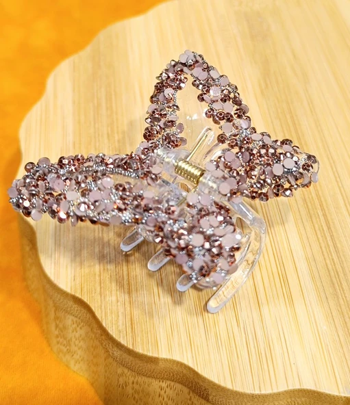 Monalisa Home Lüks Gösterişli  Parıltılı Kelebek  Kıstırma  Toka ürün görseli 1