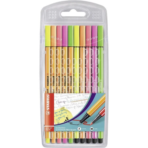 Umur Stabilo Point Pen Keçe Uçlu Kalem 10lu 8868/10-1 (1 adet)