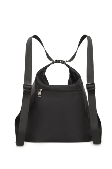 Saten Kumaş Hem Sırt Hem De Omuz Çantası 2129 - Resim 3