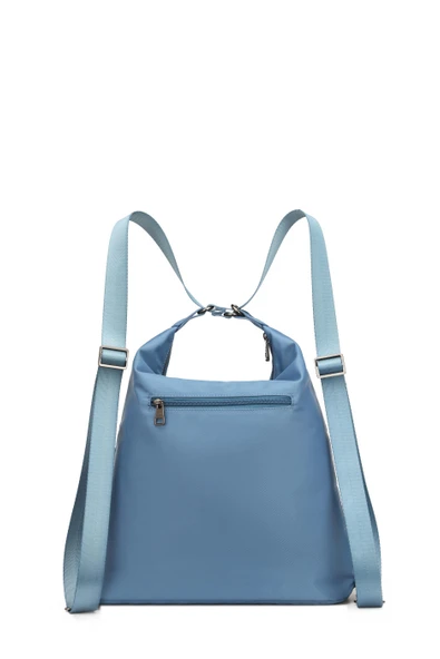 Saten Kumaş Hem Sırt Hem De Omuz Çantası 2129 - Resim 2