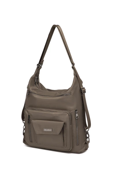 Saten Kumaş Hem Sırt Hem De Omuz Çantası 2129 - 2