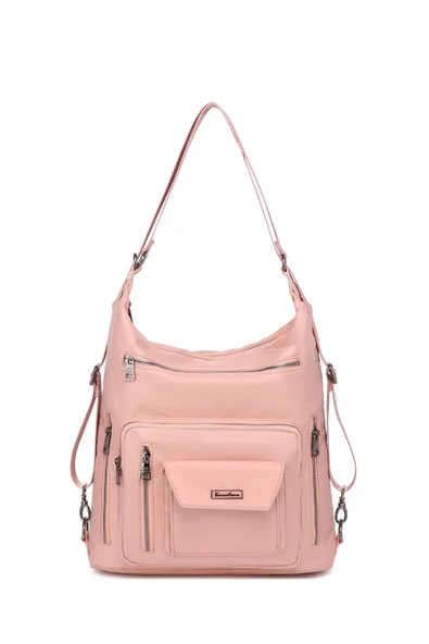 Saten Kumaş Hem Sırt Hem De Omuz Çantası 2129 ürün görseli 1