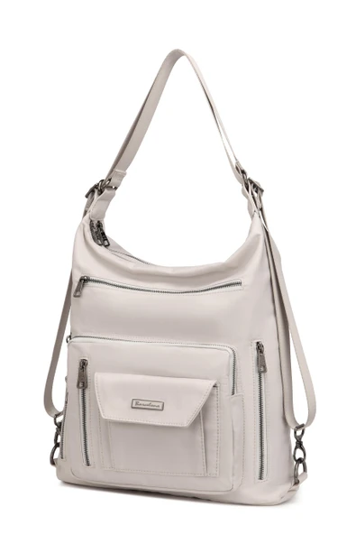 Saten Kumaş Hem Sırt Hem De Omuz Çantası 2129 - Resim 3