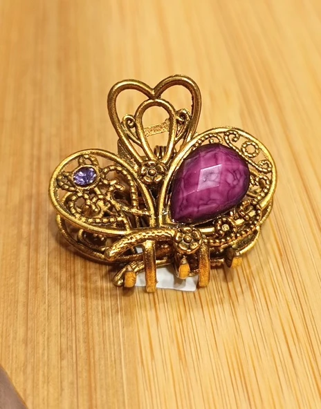 Monalisa Home Taşlı Döküm Metal 2.5cm Minik Lüks Toka ürün görseli 1