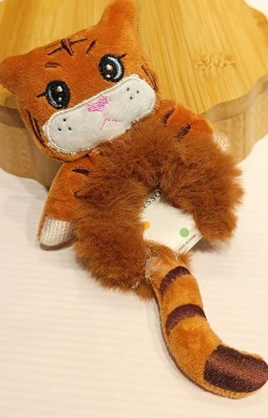 Monalisa Home Lüks Figürlü Gösterişli Peluş  Lastik Toka ürün görseli