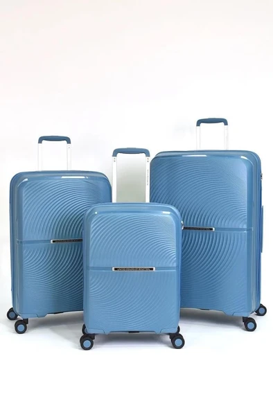 Benetton Trolley Valiz Aqua Kabin Boy 14BNT2000-03-AQ - 6