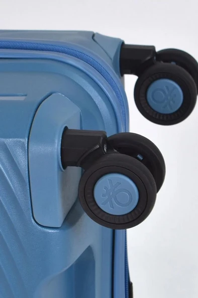 Benetton Trolley Valiz Aqua Kabin Boy 14BNT2000-03-AQ - 4