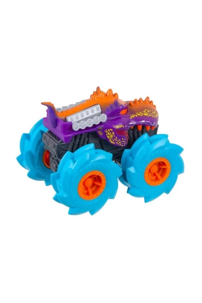 HOT WHEELS Monster Trucks 1:43 Çek Bırak Arabalar GVK37-GVK39 - 3