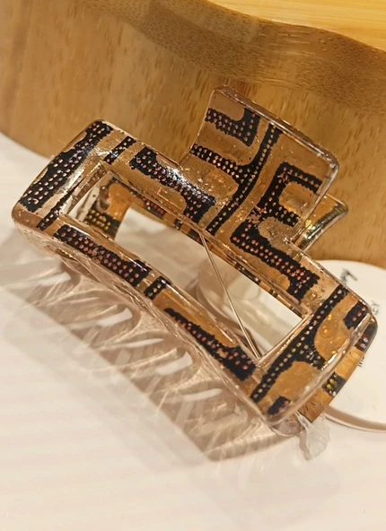 Monalisa Home Lüks Leopar Figürlü Küçük Kıstırma Toka ürün görseli