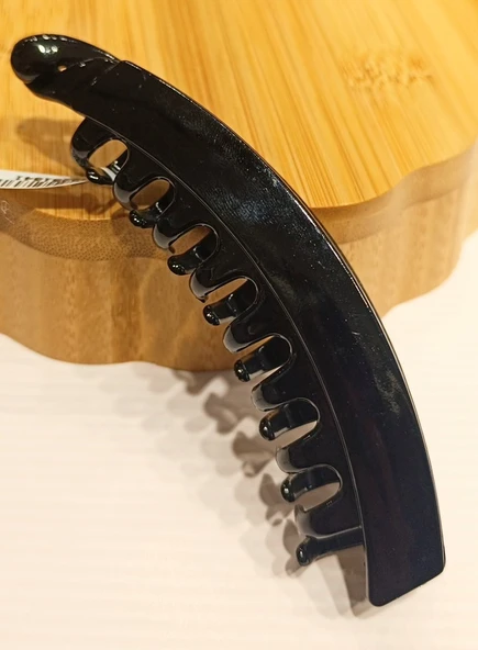 Monalisa Home Sert Plastik 8 cm Lüks Siyah Mandal Toka