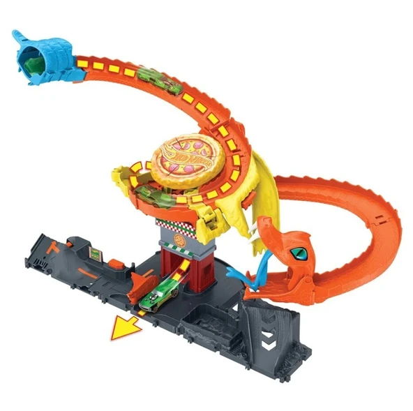 Hot Wheels Pizza Dükkanında Kobra Macerası Oyun Seti HTN81 - 2