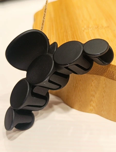 Monalisa Home Sert Plastik6cm Lüks Siyah Mandal Toka