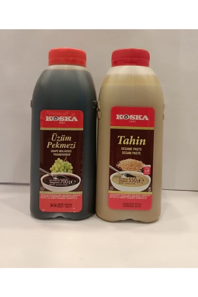 Koska Tahin 550 gr + Üzüm Pekmezi 700 gr