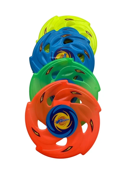 Frizbi Fırlatma Diski 4'lü Set 24 cm Bahçe Plaj Kumsal Oyuncağı - 2