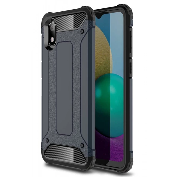 FitCase Samsung Galaxy A01 Core (A013) Zırh Tank Tam Koruma Arka Kapak - 2