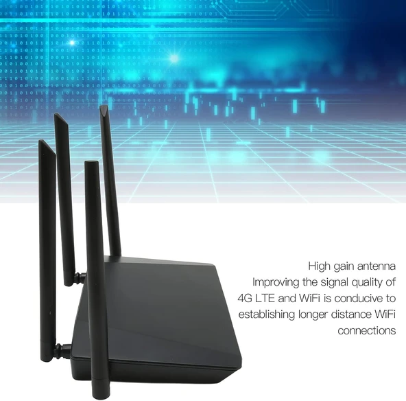 Ukron 4g Lte Sim Kartlı Modem Router Tak Çalıştır Basit Kurulum 2.4ghz - 2