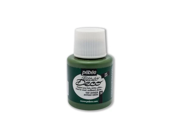 Pebeo Deco Mat Tüm Yüzey Boyası 110 Ml 28 Vert Antique ürün görseli 1