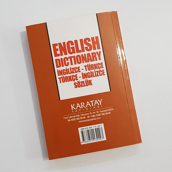 Karatay Yayınları İngilizce Türkçe - Türkçe İngilizce Sözlük - 2
