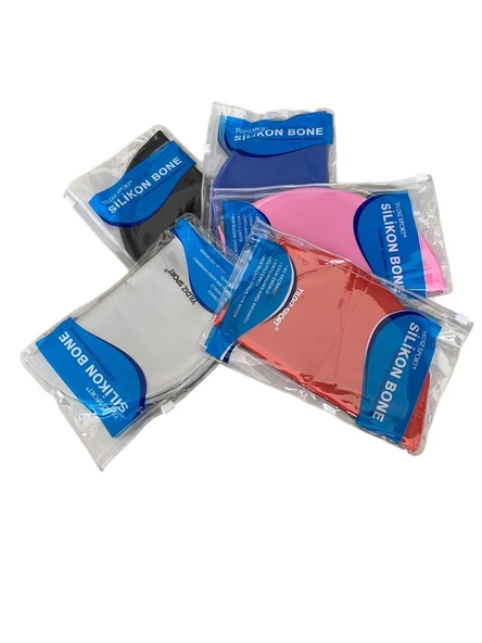 5 Adet Silikon Bone Yüzücü Havuz Deniz Bonesi Lüx Bone (Tüm Yaşlara Uygun) - 2